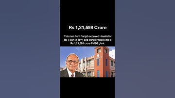 He built Rs 1,21,598 Crore Company from Rs 7 Lakh.