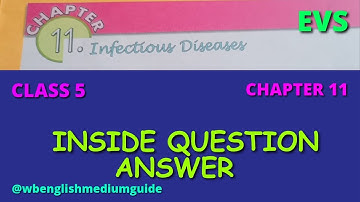 Infectious Diseases Inside Question Answer Class 5 EVS Chapter 11 | Class 5 EVS Question Answer