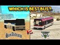 GTA 5 BUS VS GTA SAN ANDREAS BUS : WHICH IS BEST BUS?