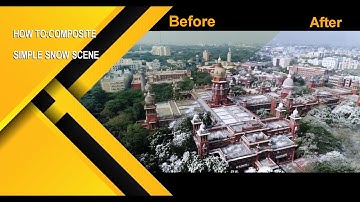 NUKE TUTORIAL-SNOW SCENE