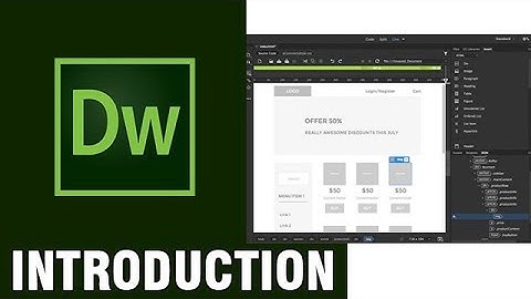 Adobe Dreamweaver Introduction Tutorial | How To Design A Website In Dreamweaver | Digital Teacher