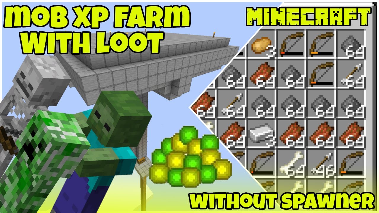 Minecraft 1.16.5 EASY Mob XP Farm Tutorial | Get Unlimited XP in ...
