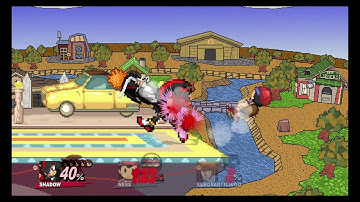 Super Smash Flash 2 Project B: Shadow Vs Ness Vs Kurosaki Ichigo Vs Krystal