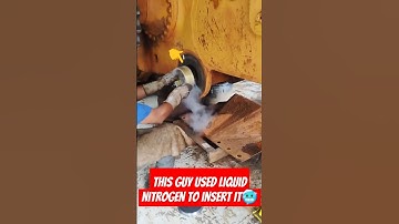 role of liquid nitrogen in the world of machine mechanics#mechanic #machine #shorts #engineering