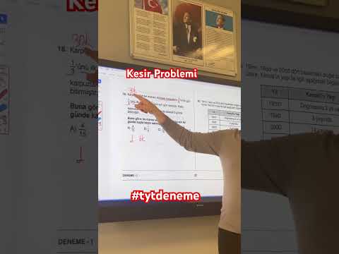 Tyt deneme #tytmatematik #maths #problem #deneme #keşfet #kesirproblemleri #kerimhocailematematik