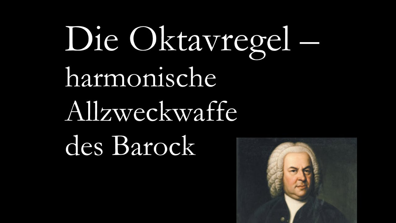 Die Oktavregel - harmonische Allzweckwaffe Pt 1 | Dur | #musiktheorie #johannsebastianbach #barock