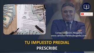 TU IMPUESTO PREDIAL PRESCRIBE ! by CARLOS HERNÁNDEZ ABOGADOS SAS 7,937 views 11 months ago 6 minutes, 53 seconds