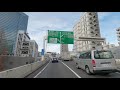 4K Tokyo Metropolitan Express C1 inward - Traffic Jam Daytime Driving