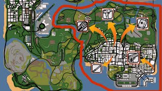 How To Get All Los Santos Weapons At The Beginning In Gta San Andreas (All Locations)