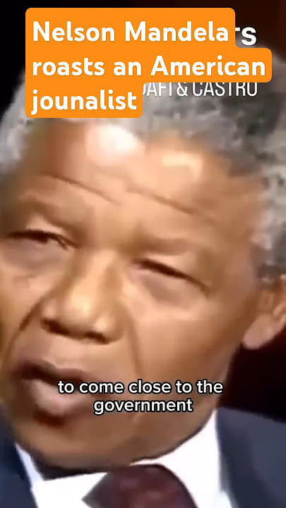 Nelson Mandela stands his ground
