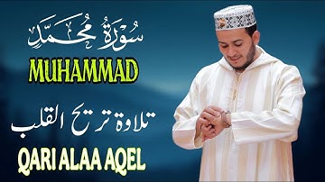 سورة محمد كاملة بصوت خاشع يريح القلب - القارئ علاء عقل [ الختمة المرتلة ] Surah Muhammad - Alaa Aqel