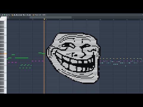 What troll face sound like - MIDI ART