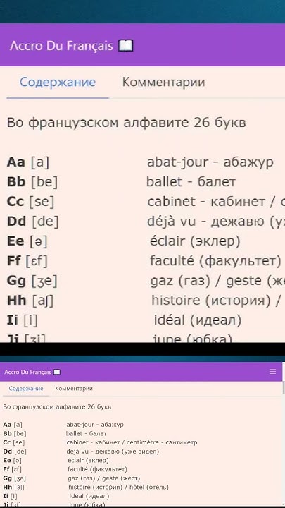 Французский алфавит и непроизносимые буквы на конце слов. Часть 1 # ...