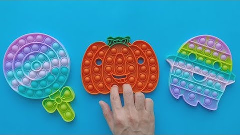 Halloween Pop It Unboxing - Pumpkin, Candy, Ghost Pop it Fidget Toy