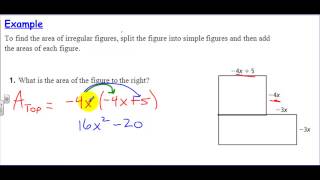 8-2 Example 4 Area of an Irregular Shape
