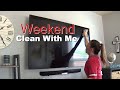 Weekend Clean With Me-VERY Messy Kitchen   #cleanwithme #weekendclean #kdbcleaning