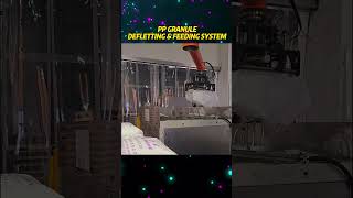 PP GRANULE DEFLETTING &amp; FEEDING SYSTEM​#Robot#UnpackingRobot #DepalletizingRobo