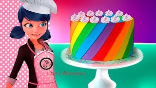 Miraculous Ladybug School Learn How to bake a rainbow cake | New Episode 2017 by Alexandrova Olga 304,743 views 6 years ago 9 minutes, 4 seconds