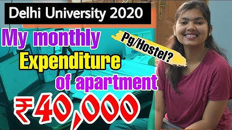 MY MONTHLY EXPENDITURE IN DELHI | DU ADMISSION 2020 | STUDYSHIP WITH KRATI 2