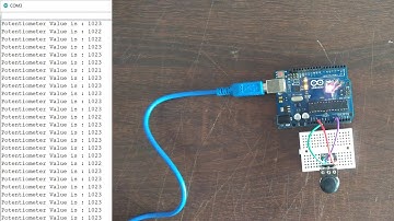 Potentiometer With Arduino | read potentiometer values with Arduino