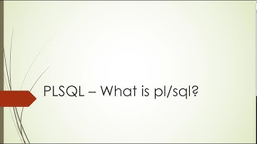 What is PL/SQL | PL/SQL BLOCK
