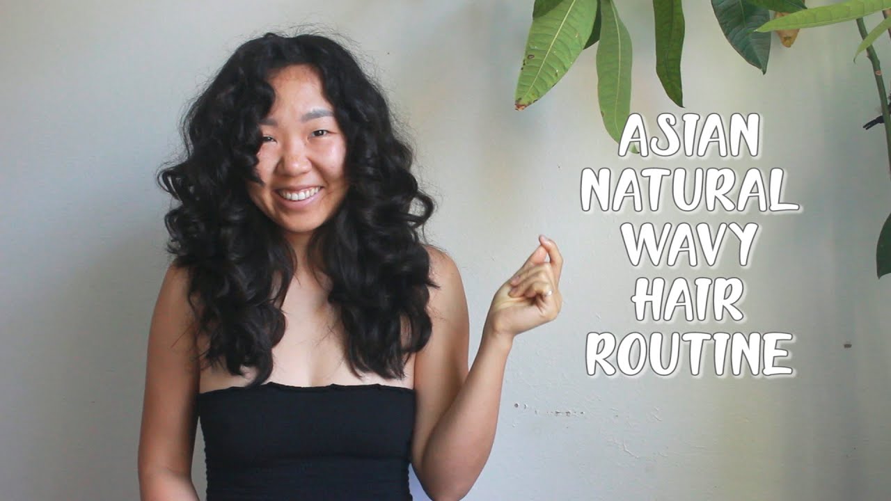Asian Natural Wavy Hair Routine||Wash Day - YouTube