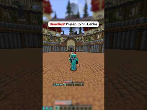 I Fought The DEADLIEST Pvper In Sri lanka. #minecraft #sinhala #shorts