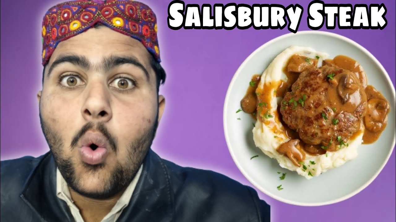 The Moment  Tribal People Try Salisbury Steak For The First