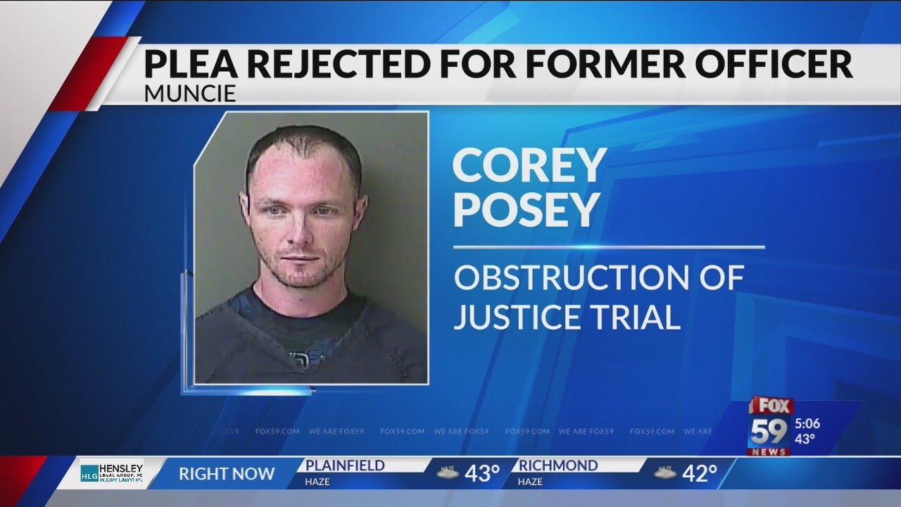 Federal Judge Rejects Plea Deal For Former Muncie Officer Accused Of