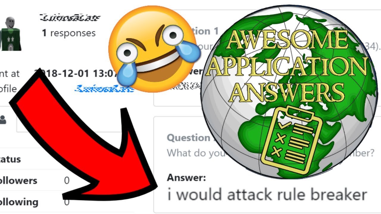 Awesome Application Answers 101 Youtube