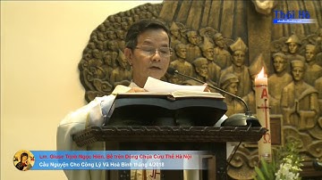 THAY ĐỔI - MỆNH LỆNH TỪ TRÁI TIM: BÀI GIẢNG CẦU NGUYỆN CHO CÔNG LÝ VÀ HÒA BÌNH 29/03/2018