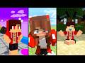 Babies JJ and Mikey- MAIZEN Minecraft Animation | Minecraft Mix