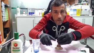 COMO SE HACE UN PIERCING EN EL SEPTUM-SEPTUM PIERCING (TUTORIAL 7)