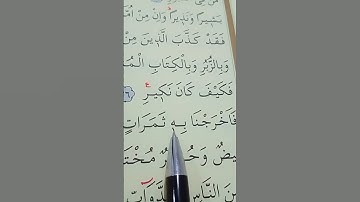 سورة فاطر الأية 25 إلى 27 بصوت سعد الغامدي