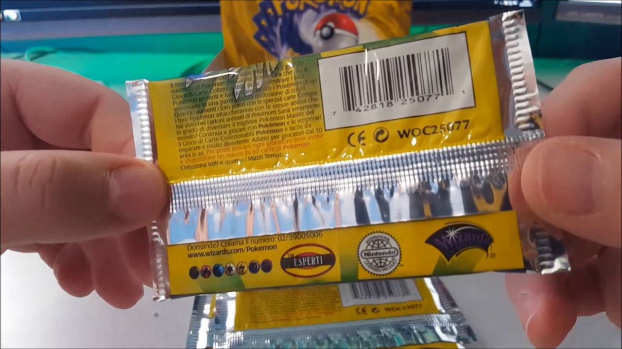 [UNBOXING/OPENING] Pokemon Set Base Box da 36 pacchetti - YouTube