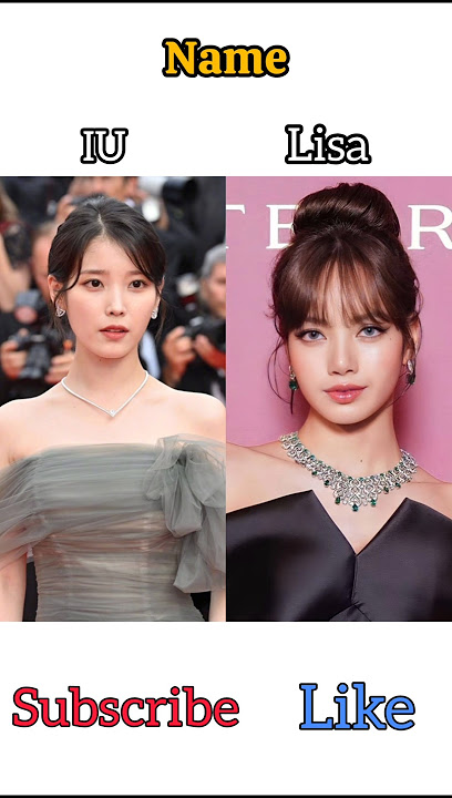 IU Vs Lisa 💗✨ Who is your favourite? Please Comment☺️ #vs #lisamanoban #iu #kpop #shortsfeed #shorts