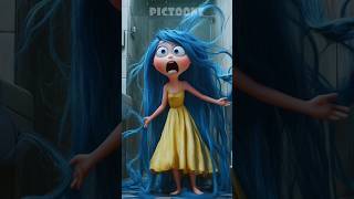 Joy And Anger Hair Problems Inside Out 2 Cartoon Animation