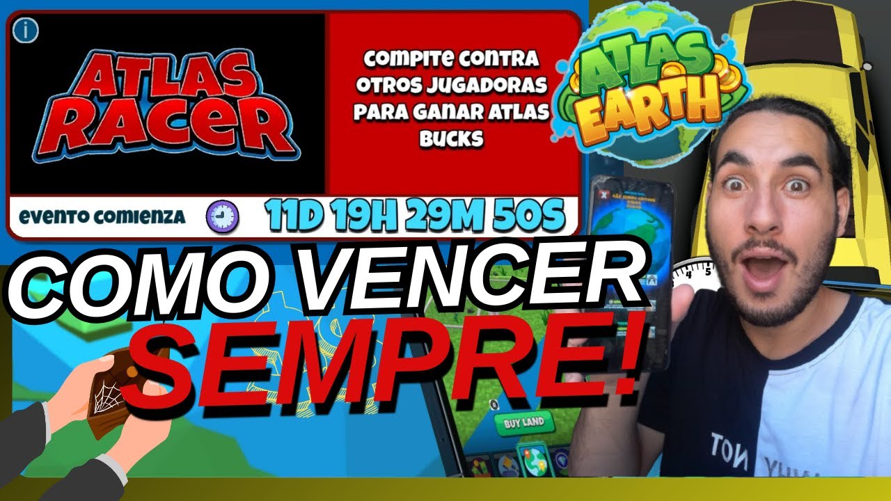 ATLAS RACER COMO VENCER TODAS AS CORRIDAS E FICAR NO TOP 1 #atlasearth ...