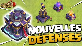 DEUX NOUVELLES DÉFENSES OFFICIELLEMENT AJOUTÉES AVEC l'HÔTEL DE VILLE NIVEAU 15 ! Clash of Clans