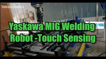 Yaskawa MIG Welding Robot touch Sensing  #motoman  #roboticwelding #weldingrobots #yaskawa
