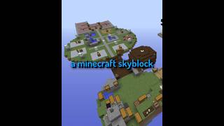 Minecraft Skyblock, BUT YOU GUYS MAKE THE MAP! 🫵 | #shorts #minecraft #skyblock #fyp