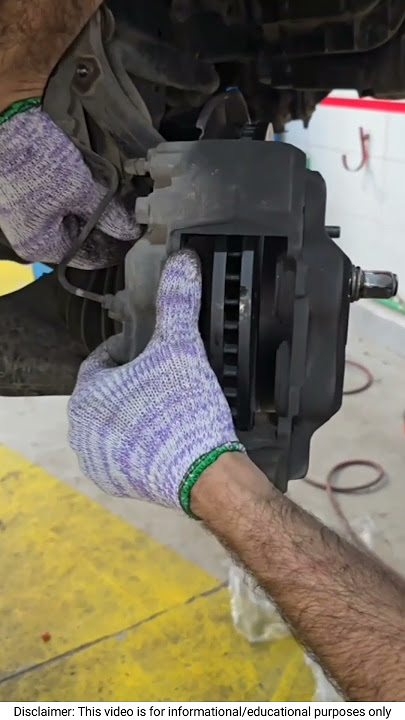 Toyota Hilux Install New Front Brake Rotor & Pads #automotive #DIY #mechanic #usa