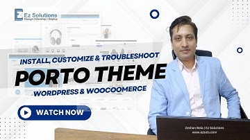 Install, Customize and Troubleshoot of Content Saving in Porto WP Theme - In Hindi/Urdu