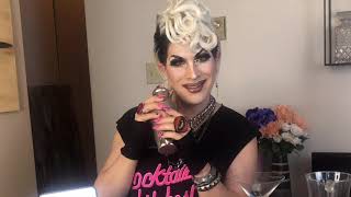 Mina Mercury Makes A Mina Martini With Stoli Vodka