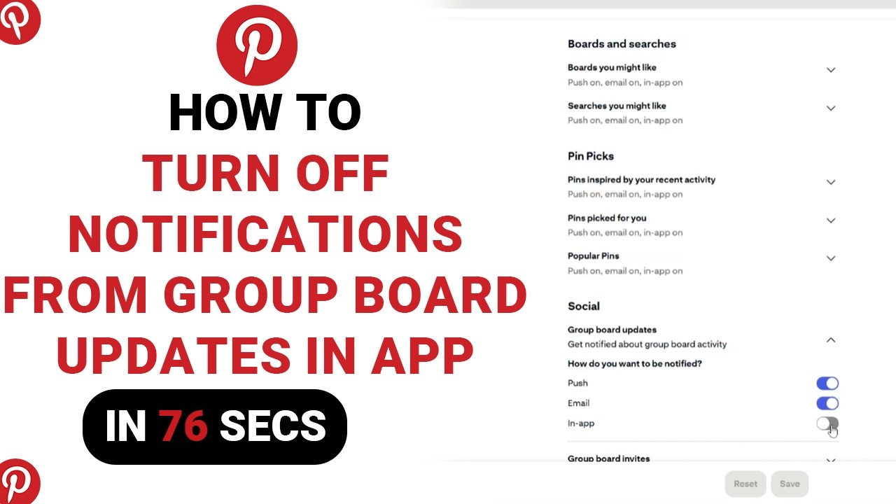 How to Turn Off Notifications From Group Board Updates In App on ...