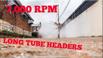 CAMARO SS LONGTUBE HEADERS COLD START (7K REVS!!!)