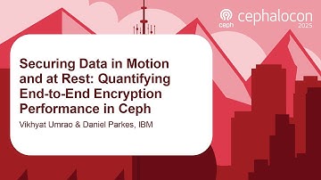 Securing Data in Motion and at Rest: Quantifying End-to-End Encryption Perfo... V. Umrao & D. Parkes