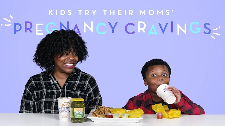Kids Try Their Moms' Pregnancy Cravings | Kids Try...