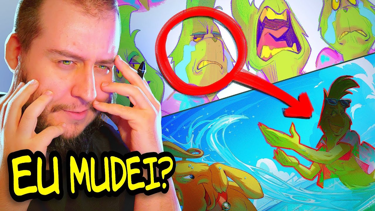 DEZ ANOS desenhando o GRINCH no NATAL! O QUE MUDOU?