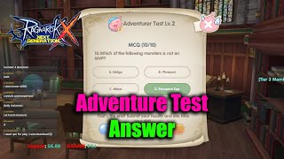 Ragnarok X Adventurer Quiz Answers Level 4 Geo Cuber